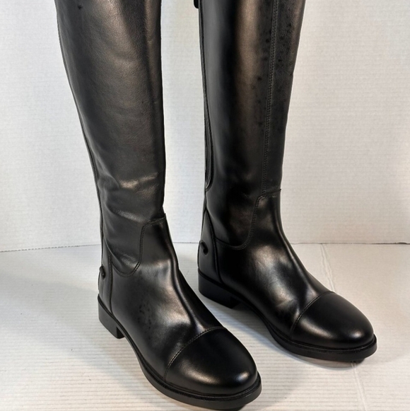 Horze tall Equestrian Black Boots 7.5 - Picture 9 of 13